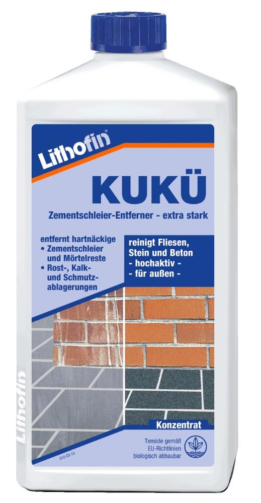 Lithofin KUKÜ Zementschleierentferner Extra 1 L