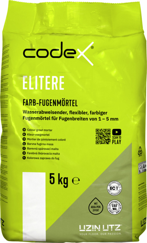 Codex Elitere Farbfugenmörtel Anthrazit 5 kg