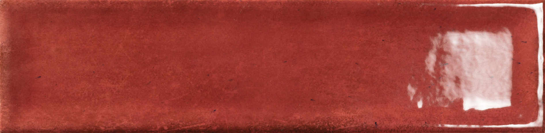 Catalea Gres Lizzanello Metrofliesen Rot Glänzend 7,5x30 cm
